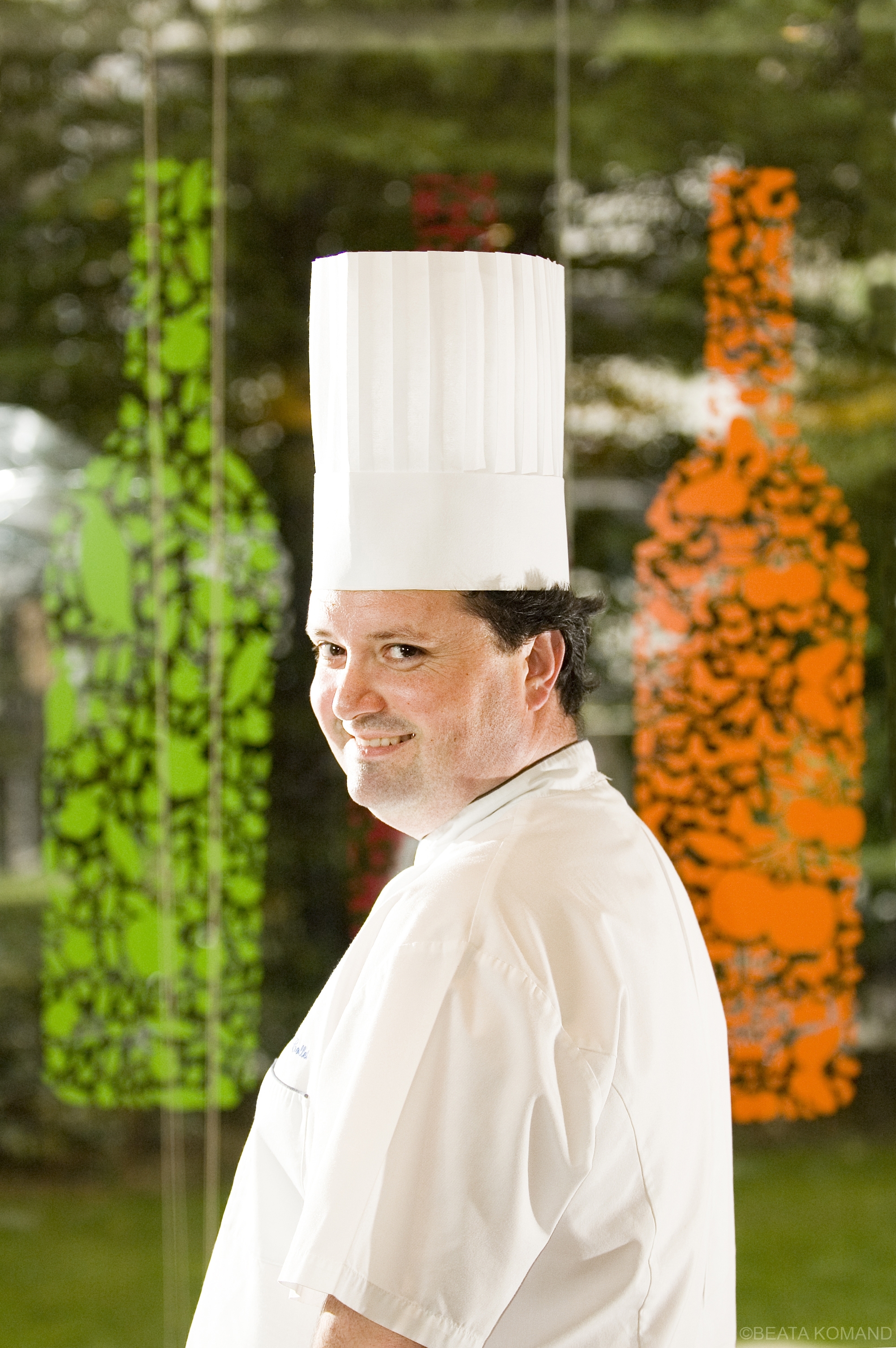 Christphe Collet, chef de la cuisine à Hôtel 4* Mercure Paris Suffren 20 rue Jean Rey 75737 PARIS Cedex 15 01 45 78 59 00pour Le Chef
