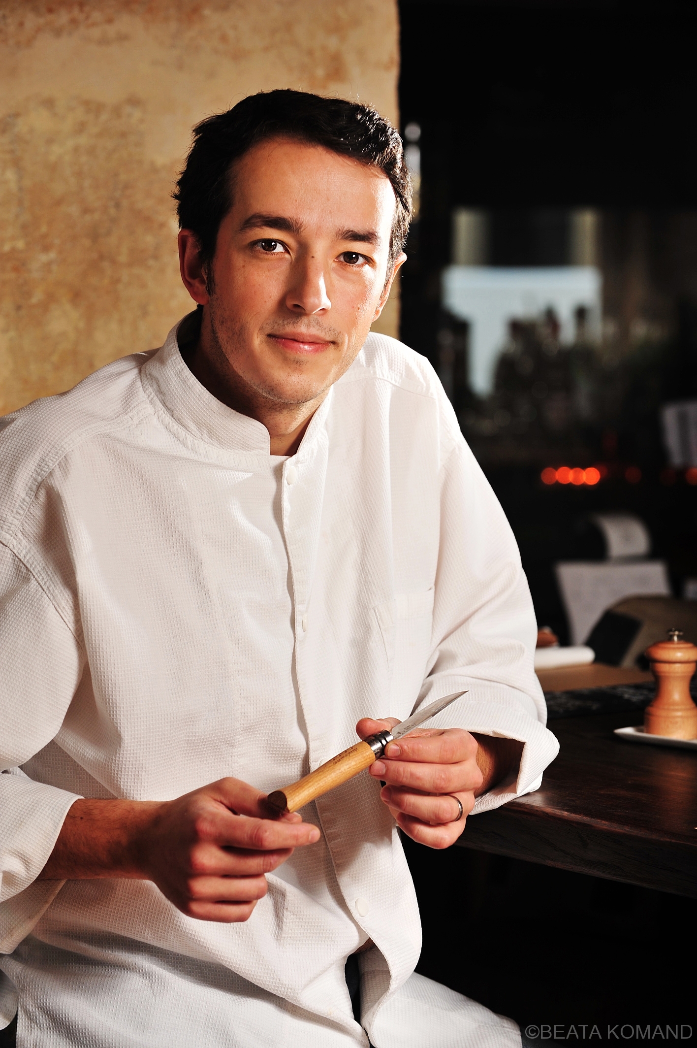 chef de restaurant Itinéraires, Sylvain Sandra